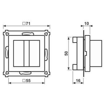 JG Rufmodul               NRSAS0834RMWW 