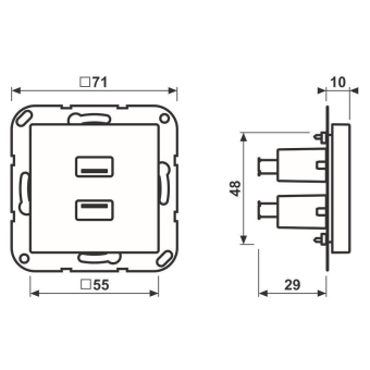 JG Multimediaanschlusssystem   MAA1153AL 
