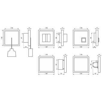 Jung Notrufset             NRSLS0834-2WW 