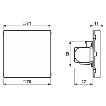 Jung USV-Modul weiß         NRSLS0834USV 