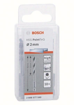 Bosch 10 Hex 2x24x60        HSS PointTeQ 
