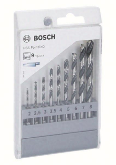 Bosch HSS PointTeQ 9tlg Set   2607002826 