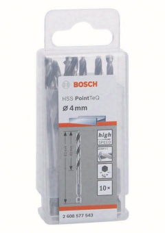 Bosch 10 Hex 4x43x83        HSS PointTeQ 