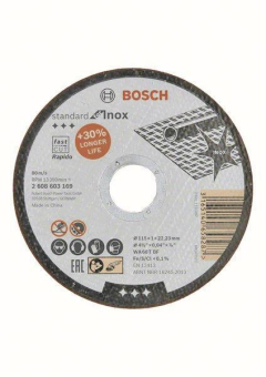 Bosch Trennscheibe gerade     2608603169 
