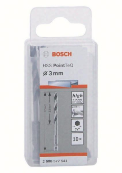 Bosch 10 Hex 3x33x72        HSS PointTeQ 