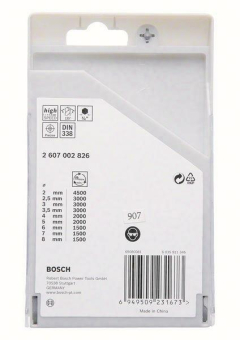 Bosch HSS PointTeQ 9tlg Set   2607002826 