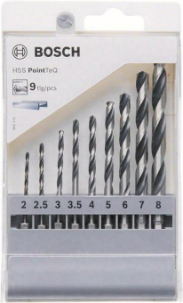 Bosch HSS PointTeQ 9tlg Set   2607002826 