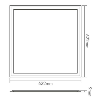 Nobile LED Panel Q2S weiß 40W 1570401743 