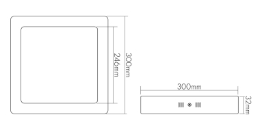 Nobile LED Panel Aufbau 300 Q 1561301412 