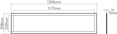 Nobile LED Panel R2S weiß 38W 1570701243 