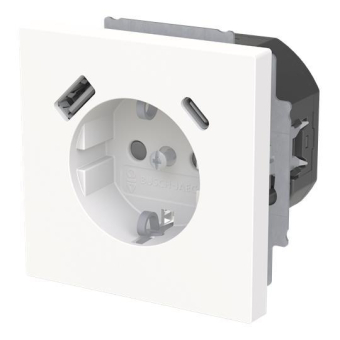 BJ SCHUKO -/USB-A+C    20 EUCB2USBAC-44M 