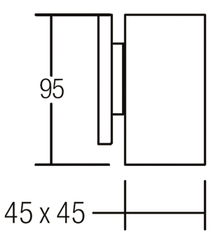 BRUM P&L Wandanbauleuchte       10701173 