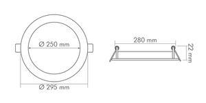 Nobile LED Panel Flat 300 R   1574081111 