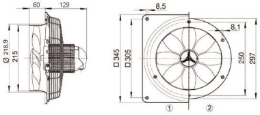 MAICO Axial-Wandventilator      EZS20/4E 