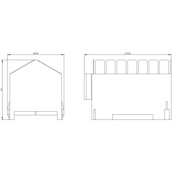 Siemens 3NJ69431DA00 NH2,3 Anschluss- 