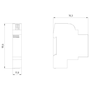 Siemens Datentransceiver   7KN1110-0MC00 