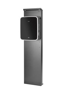 ABL Stele f.Wallbox eMH3 RAL9011 POLEMH3 