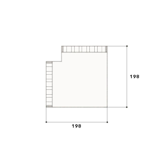 GGK 14121 Flachwinkel FB 80x150-9010 
