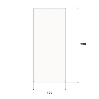 GGK Endplatte für FB 100x230        1308 