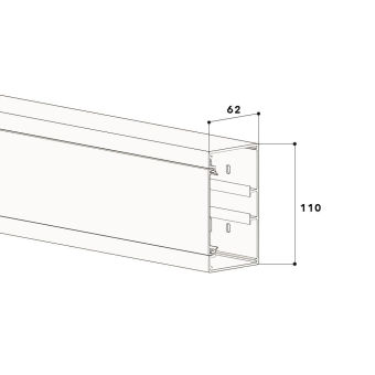 GGK 18063 Brüstungskanal BR 60x110/80 