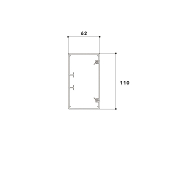 GGK 18063 Brüstungskanal BR 60x110/80 