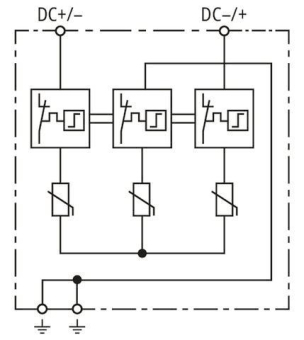 Dehn 900985 DCU 2 YPV 1+2 1200 1M 1S MC4 