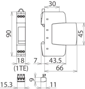 DEHN ÜS-Ableiter 2-polig   DR M 2P 75 FM 