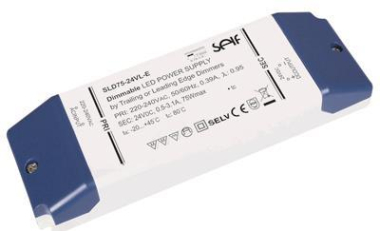 S&H LED-Trafo 185x60x31mm IP20     55175 