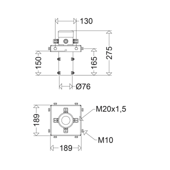 SCHUC Mastaufsatz für          757399008 