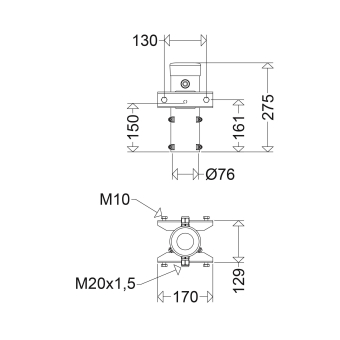 SCHUC Mastaufsatz für          757399007 
