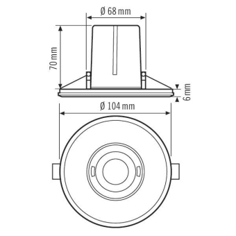 Esylux PD-FLAT 360i/8 LARGE   EP10423239 