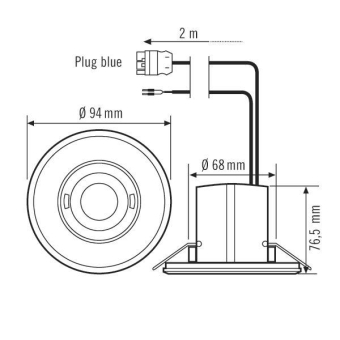 Esylux PD-FLAT 360/8 RW BMS   EP10428869 