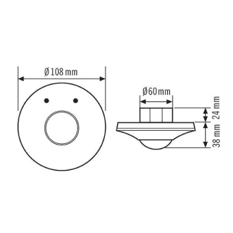 ESY Decken-         PD-ATMO 360i/8 A KNX 