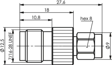 TEGA Adapter TNC-SMA (f-m)     100023880 