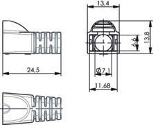 TG Tülle für MP8 FS, d = 6,3 B00080F0089 