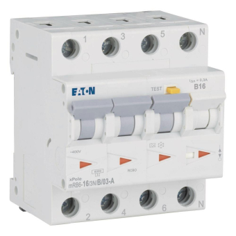 EATON mRB6-16/3N/B/03-A FI/LS 16A 120656 