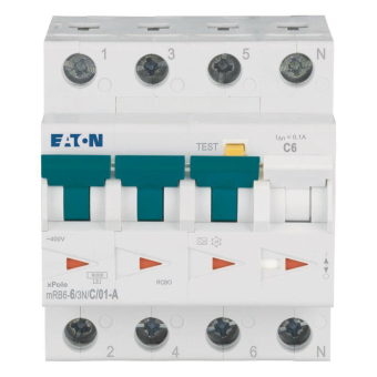 EATON mRB6-6/3N/C/01-A FI/LS 6A   120661 