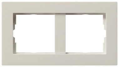 GIRA 1002204 Abdeckrahmen 2f o.Mittelst. 