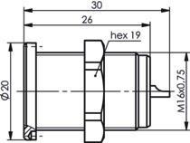 TEGA 4/13 Einbaubuchse         100024387 