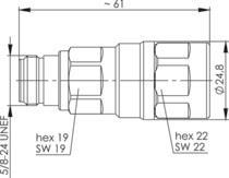 TEGA N-Kabelbuchse SIMFix    J01021C0174 
