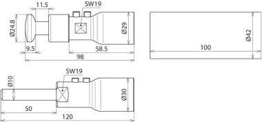 DEHN Anschlussset mit    HVI P LO ASS 27 