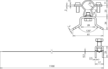 DEHN Leitungshalter D             275320 