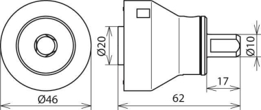 Dehn 597139 HVI HH HVI-head       HVI HH 