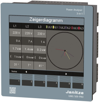 Janitza UMG   UMG 509-PRO UH= 95-240V AC 