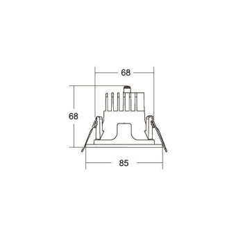 Brumberg LED-Einbaudownlight    41611163 