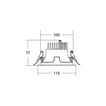 Brumberg LED-Einbaudownlight    40612163 