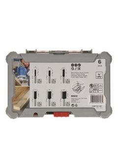Bosch 2607017467 6tlg    6 TLG NUTFRÄSER 