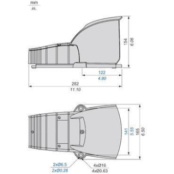 Schneider Einzelfußschalter      XPEB611 