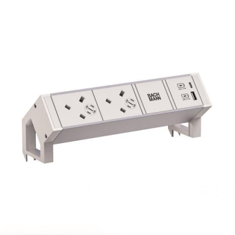Bachmann DESK2 ALU WHITE 2xUK    937.417 