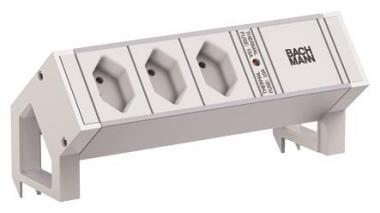 Bachmann DESK2 ALU WHITE 3xCH 0° 937.424 